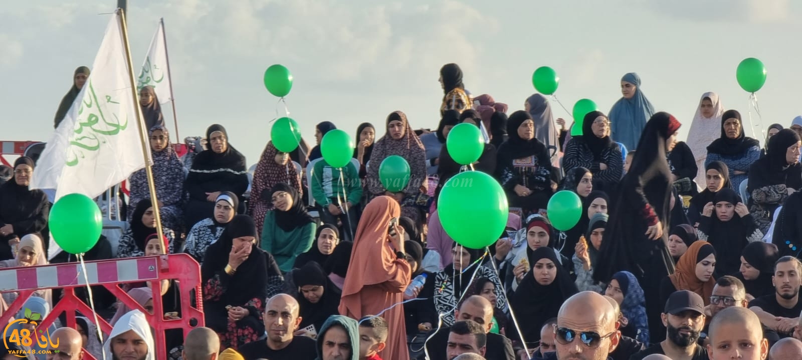  مزيد من الصور والفيديو الكامل لخطبة صلاة العيد في متنزه العجمي 